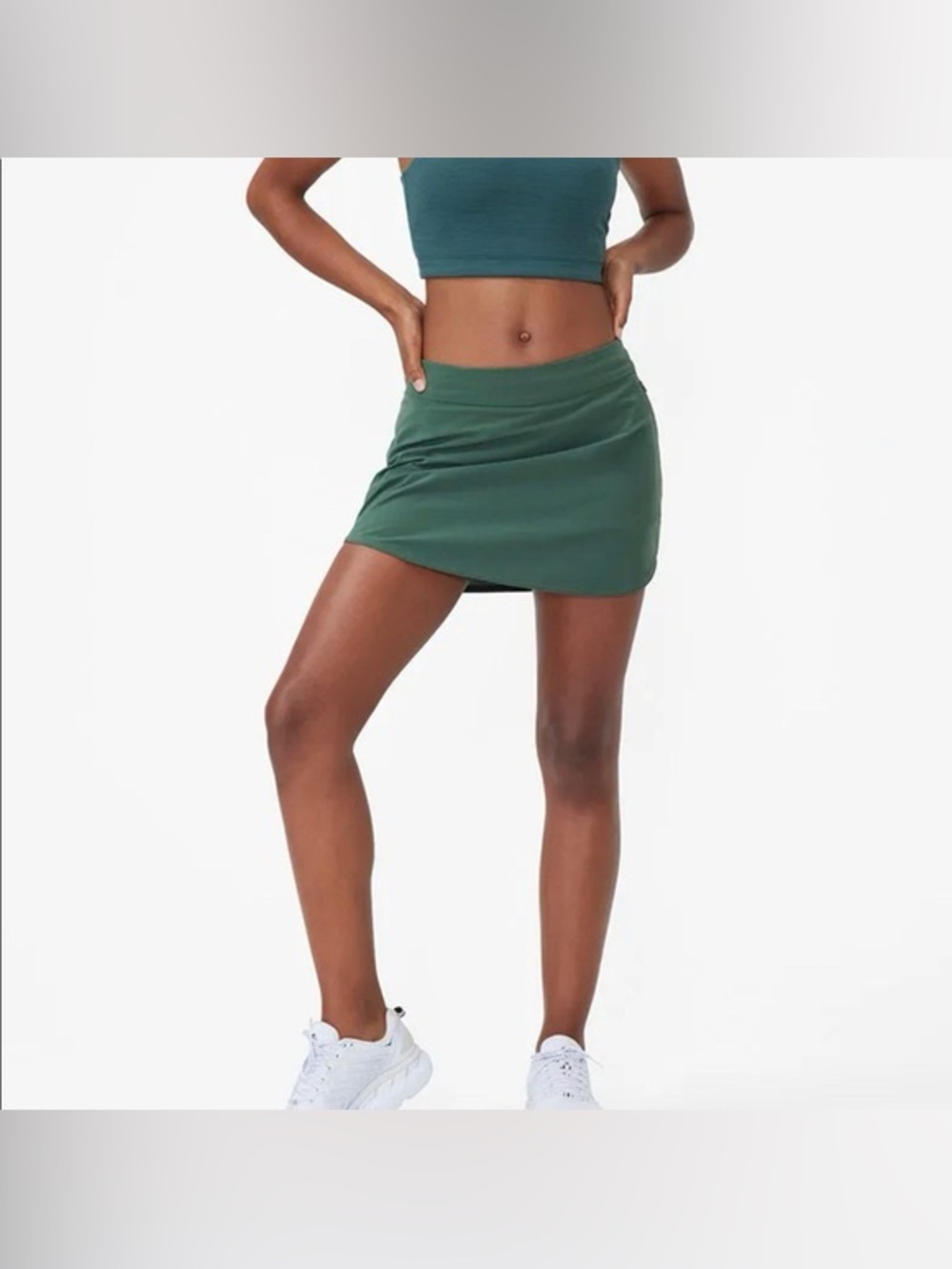 Like New Outdoor Voices Green Athletic Skirt Exercise Skort Shorts Sz. M